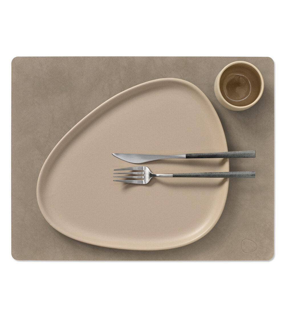 Square L, dækkeserviet - Nupo Nomad Grey